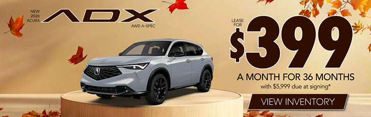 Lease 2026 Acura ADX A-Spec Advance $399