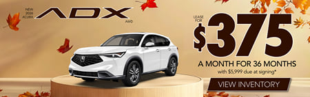 Lease 2026 Acura ADX $375