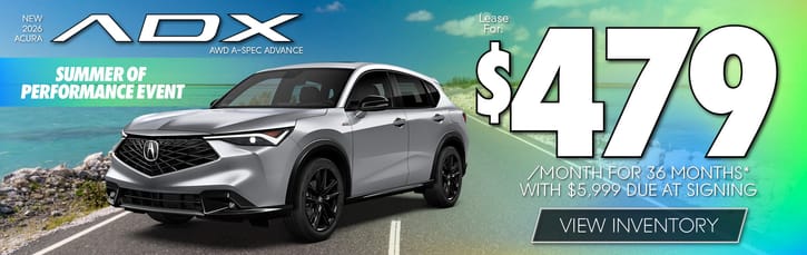 Lease 2026 Acura ADX AWD A-Spec Advance $479