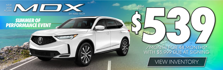 Lease 2026 Acura MDX SH-AWD Technology $539