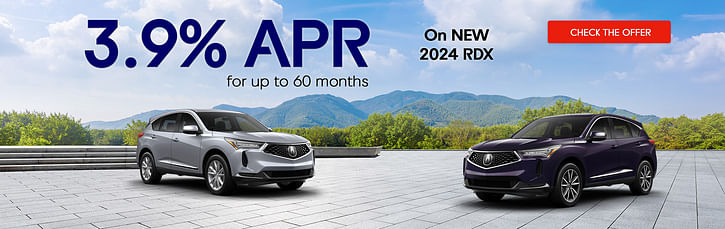 3.9% APR Special on Select Acura Models