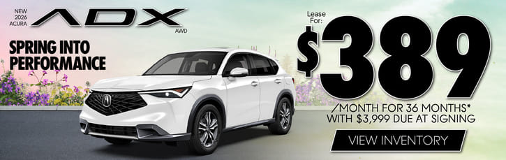 Lease 2026 Acura ADX Base $389