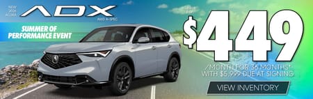 Lease 2026 Acura ADX AWD A-Spec $449