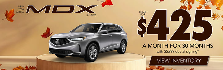 Lease 2026 Acura MDX $425
