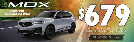 Lease 2026 Acura MDX Advance A-Spec $679
