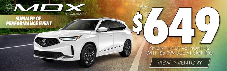 Lease 2026 Acura MDX Advance $649