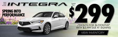Lease 2026 Acura Integra Base $299