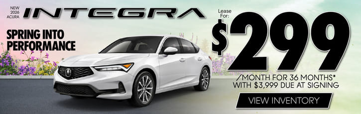 Lease 2026 Acura Integra Base $299