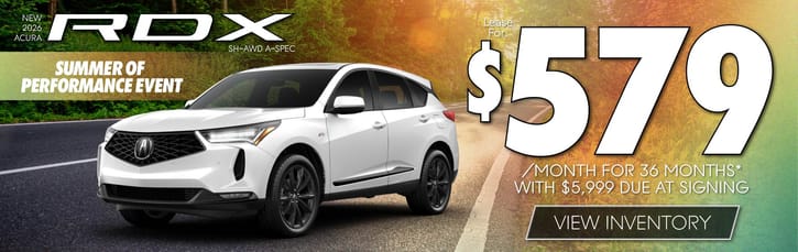 Lease 2026 Acura RDX A-Spec $579