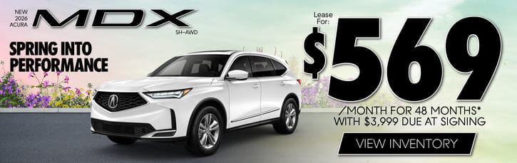 Lease 2026 Acura MDX Base $569