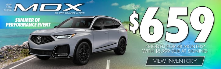 Lease 2026 Acura MDX SH-AWD A-Spec Advance $659