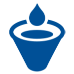 blue engine oil icon