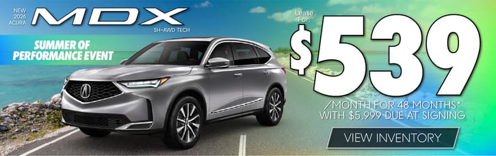 Lease 2026 Acura MDX SH-AWD Technology $539