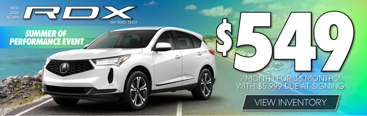 Lease 2026 Acura RDX SH-AWD Technology $549