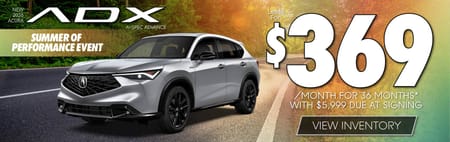 Lease 2026 Acura ADX A-Spec Advance $369