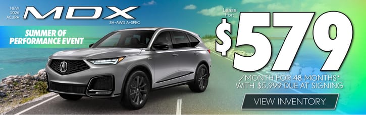 Lease 2026 Acura MDX SH-AWD A-Spec $579