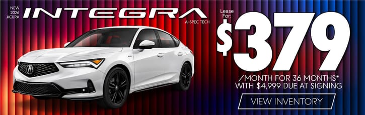 Lease 2026 Acura Integra A-Spec Tech $379