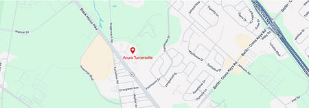 map of Acura Turnersville