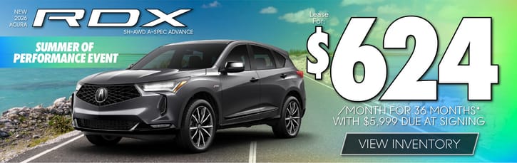 Lease 2026 Acura RDX SH-AWD A-Spec Advance $624