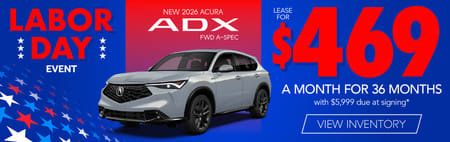 Lease 2026 Acura ADX FWD A-Spec $469
