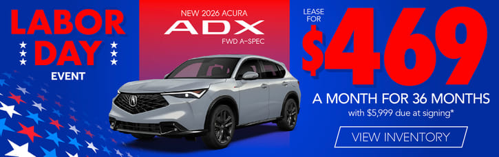 Lease 2026 Acura ADX FWD A-Spec $469