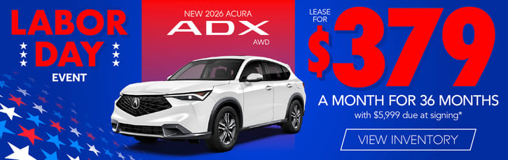 Lease 2026 Acura ADX AWD $379