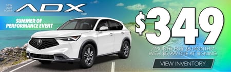 Lease 2026 Acura ADX AWD $349