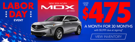 Lease 2026 Acura MDX SH-AWD $475