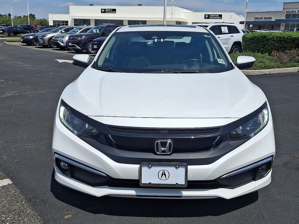 Used 2019 Honda Civic EX-L with VIN 19XFC1F7XKE208232 for sale in Turnersville, NJ