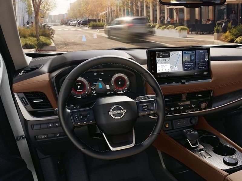 Spacious and stylish, the 2026 Nissan Rogue interior features premium materials and advanced technology for ultimate comfort.