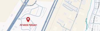 map of Al West Nissan