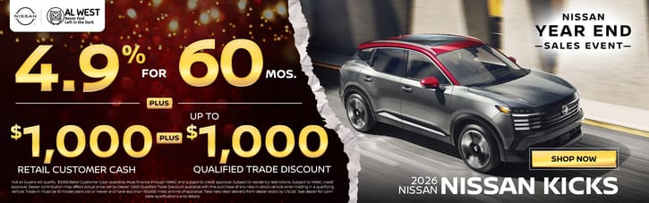 New Nissan Kicks Finance Special