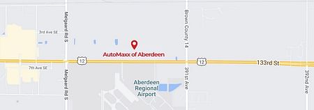 map of Automaxx of Aberdeen