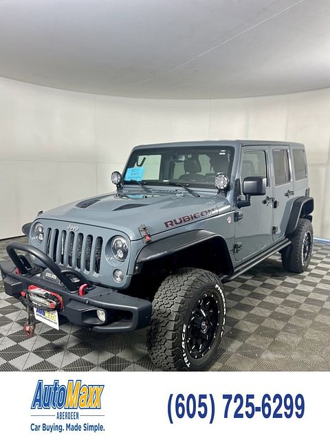 1 image of 2015 Jeep Wrangler Unlimited Rubicon Hard Rock