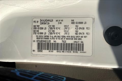 2004 Dodge Ram 2500 SLT