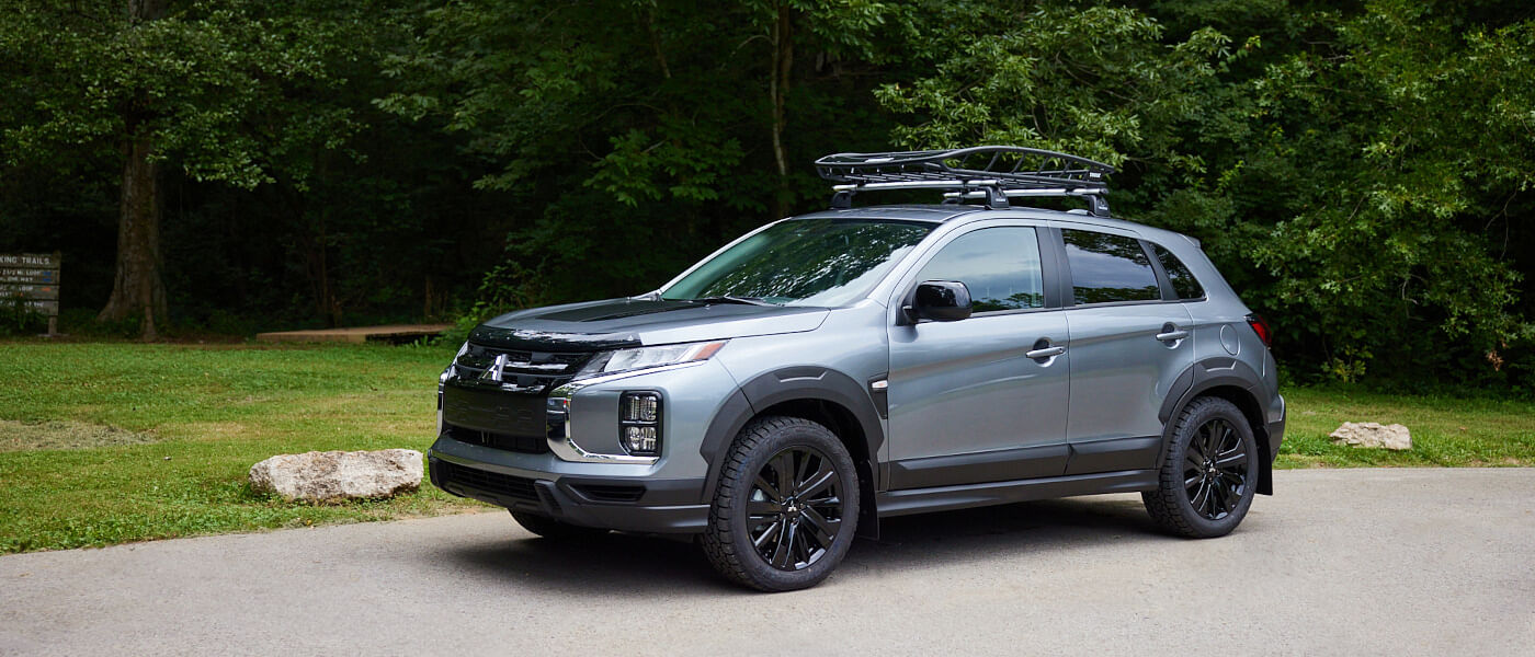 2024 Mitsubishi Outlander Sport Exterior Parked By A Trail