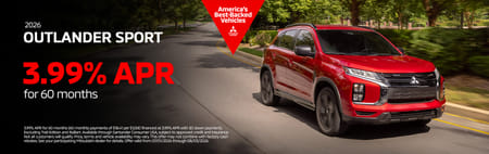 New 2026 Mitsubishi Outlander Sport Finance Special