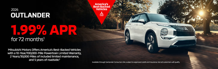 1.99% APR on 2026 Outlander