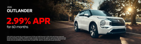 New 2026 Mitsubishi Outlander Finance Special