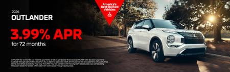New 2026 Mitsubishi Outlander Finance Special