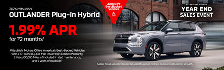 New 2026 Mitsubishi Outlander PHEV Finance Special