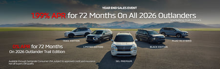 New 2026 Mitsubishi Outlander Finance Special
