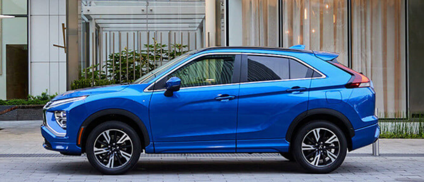 2024 Mitsubishi Eclipse Cross Exterior Side View By Building Lobby