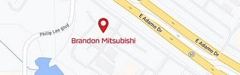 map of Brandon Mitsubishi