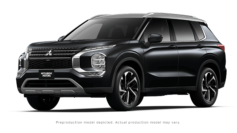 2024 Mitsubishi Outlander Platinum Exterior - Black Diamond Alloy Silver Roof