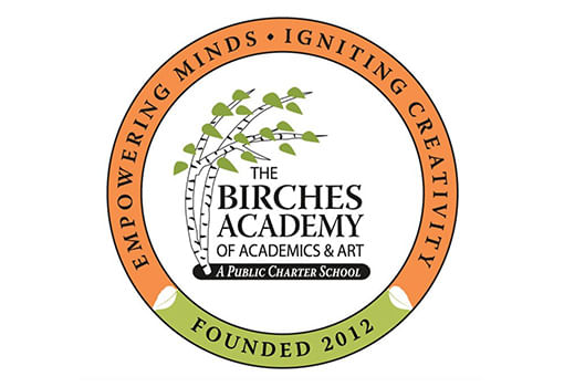 Logotipo de Birches Academy, apoyada por Canobie Lake Honda y Toyota para el Programa de Socios en Educación en noviembre.