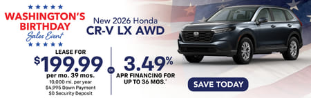 Honda CR-V Lease Special