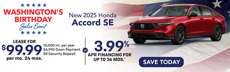 Especial 2025 Honda Accord