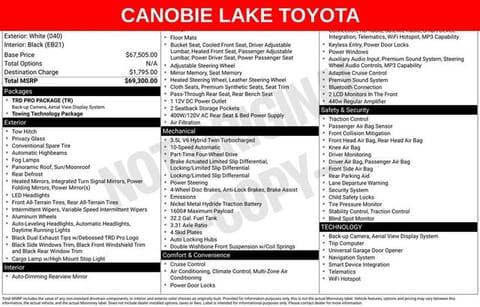 imagen de 2022 Toyota Tundra Hybrid TRD Pro