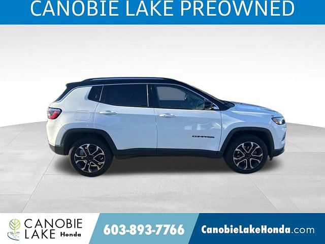 Used 2022 Jeep Compass Limited with VIN 3C4NJDCB0NT110371 for sale in Salem, NH